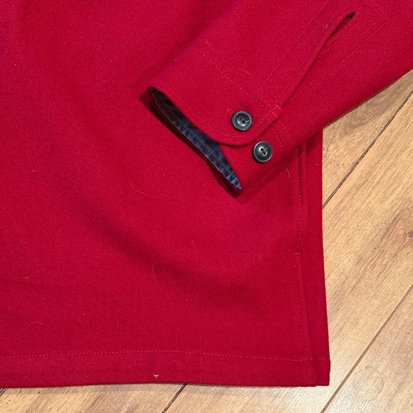 Pendleton 100% Virgin Wool Men's Red Shirt Jacket - Picture 4 of 9